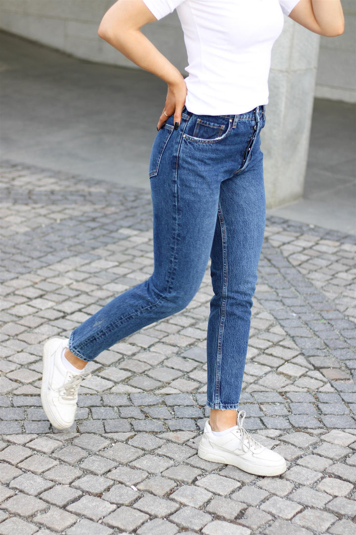 Anine Bing Sonya Jean In Mid Indigo