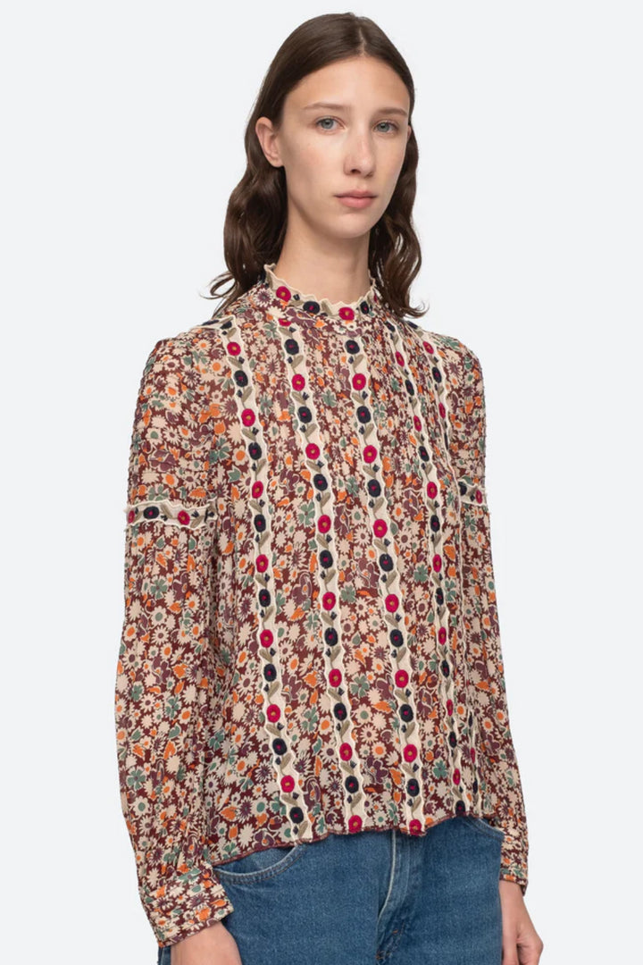 Sea NY - Fernande Print Button Down Top