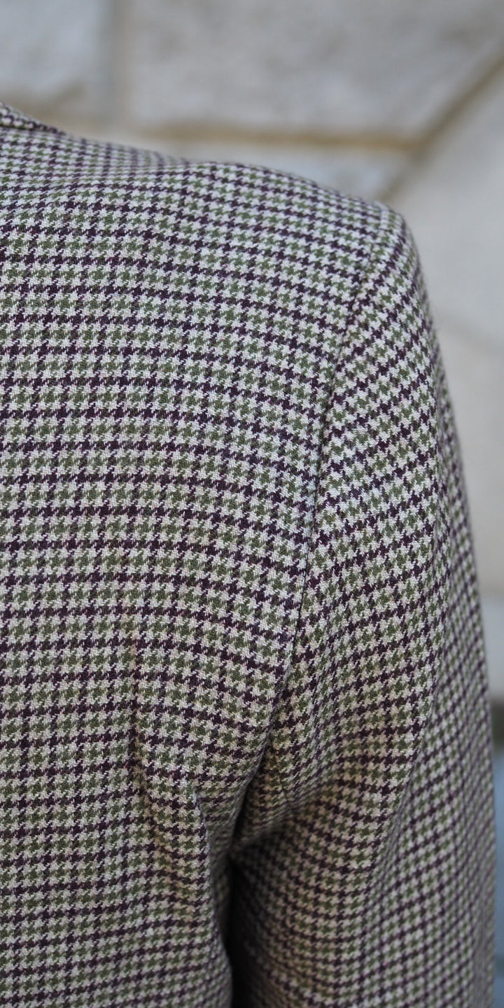 Anine Bing Madeleine Blazer - Mini Houndstooth