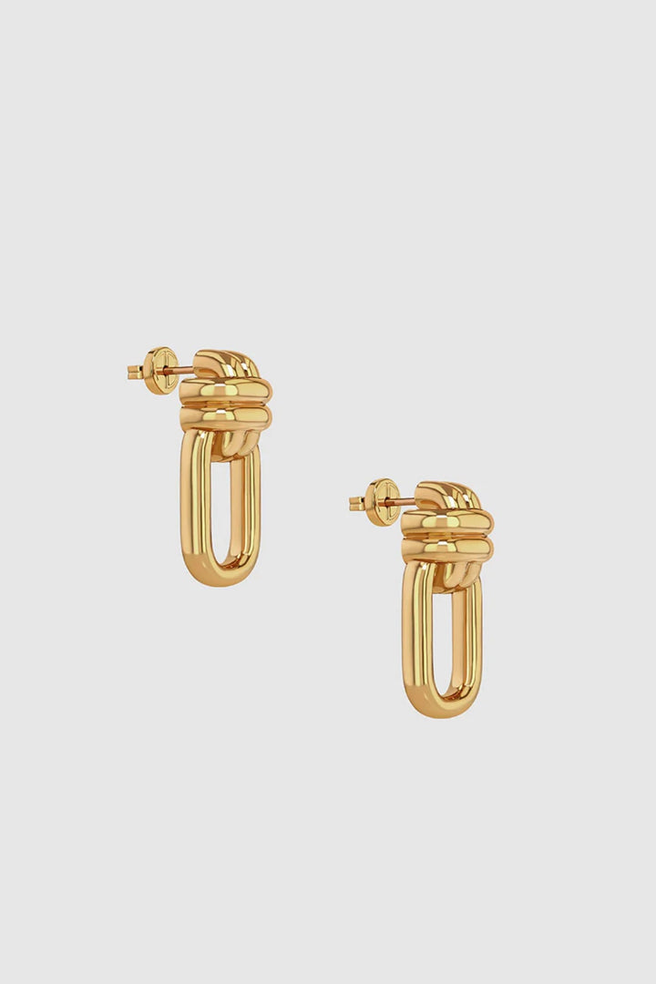 Anine Bing - Signature Link Double Cross Earrings