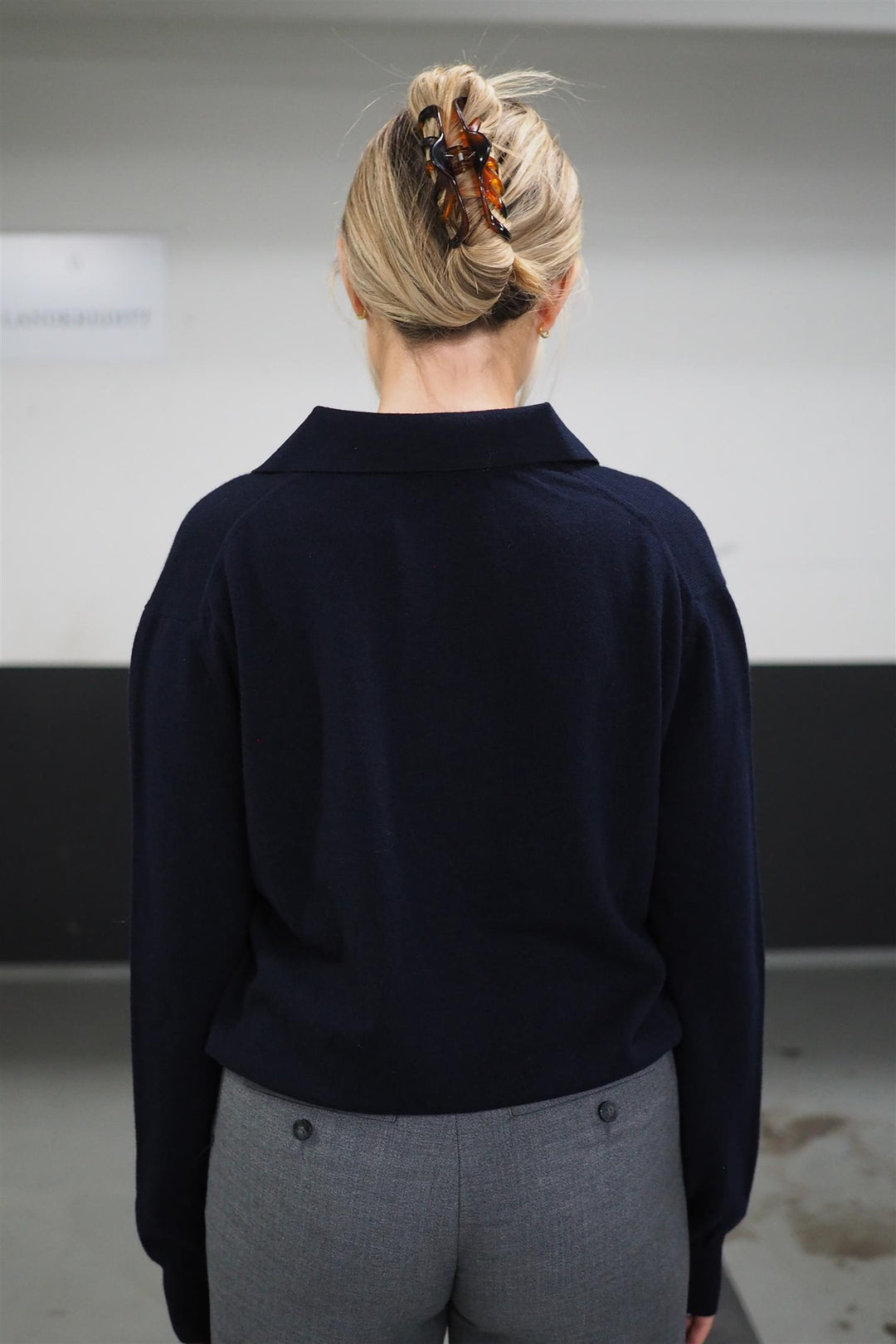 ROHE - WOOL CASHMERE POLO SWEATER