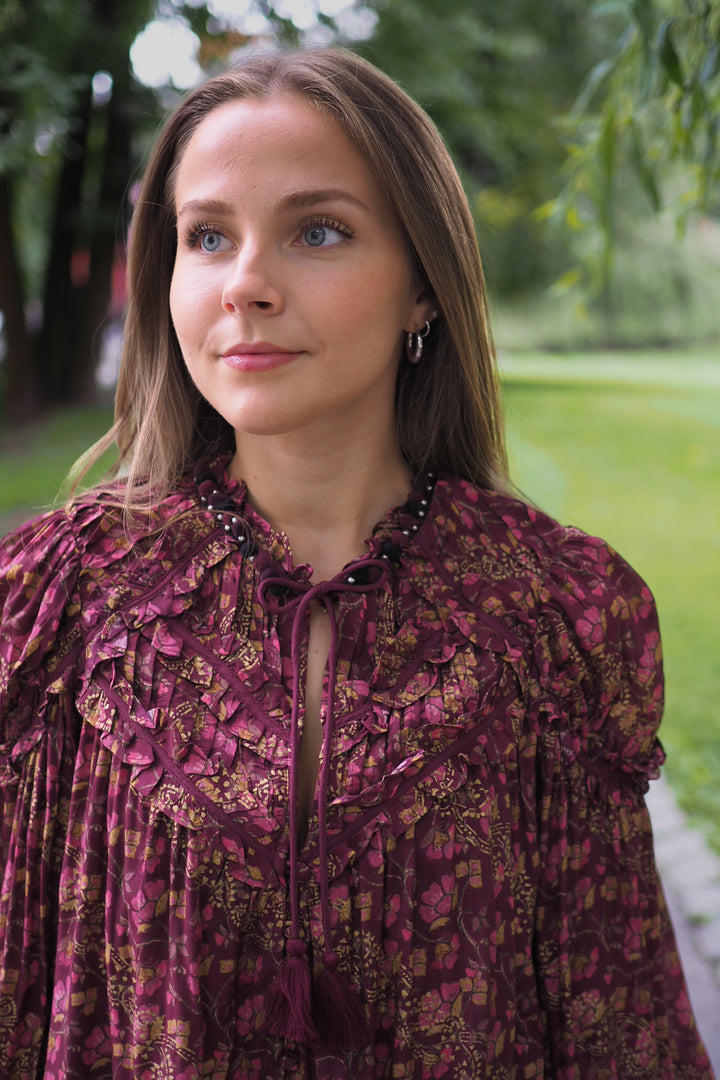 Sea NY - Giulia Print l/slv button down top