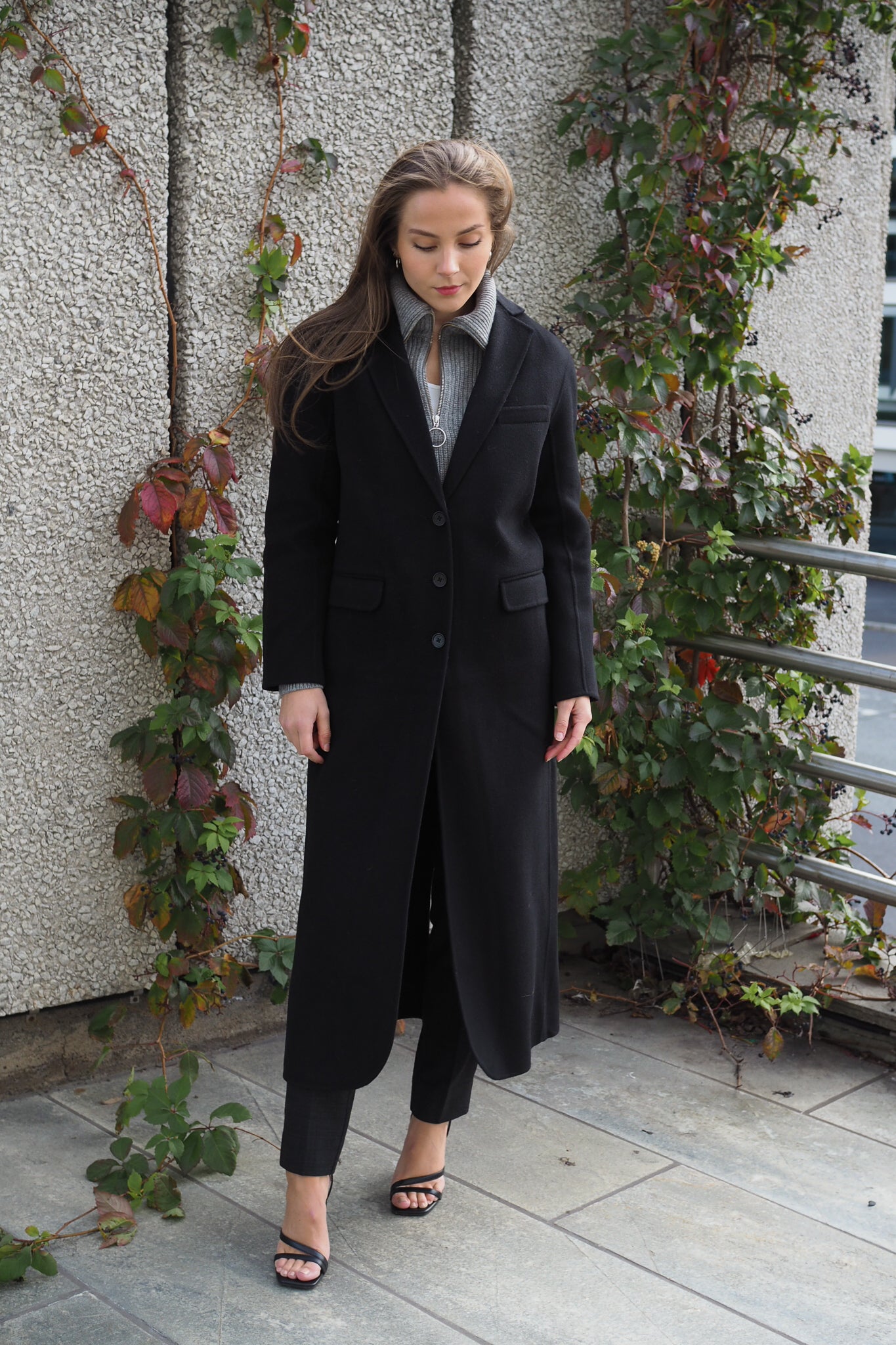 Anine Bing Quinn Coat Cashmere Blend Kiman Woman