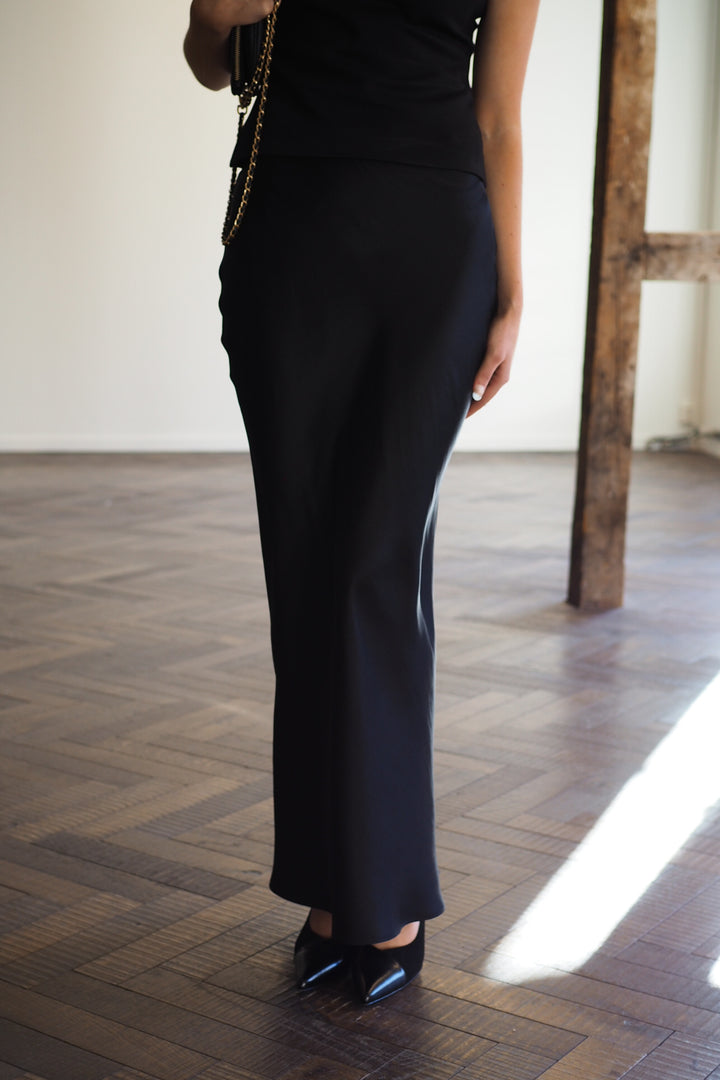 Anine Bing - Bar silk maxi skirt