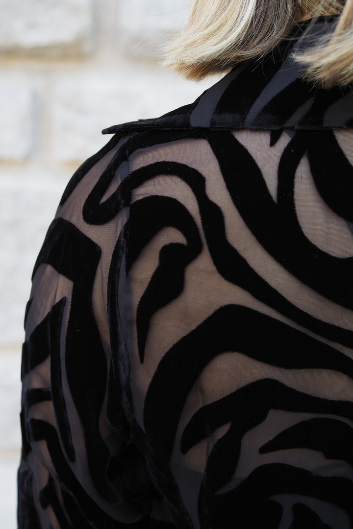 Anine Bing - Mylah Shirt Zebra Burnout