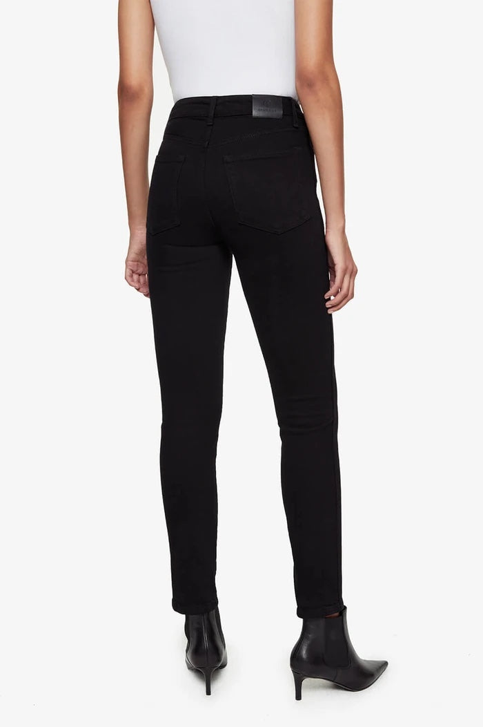 Anine Bing Jagger Jean Over Dye Black