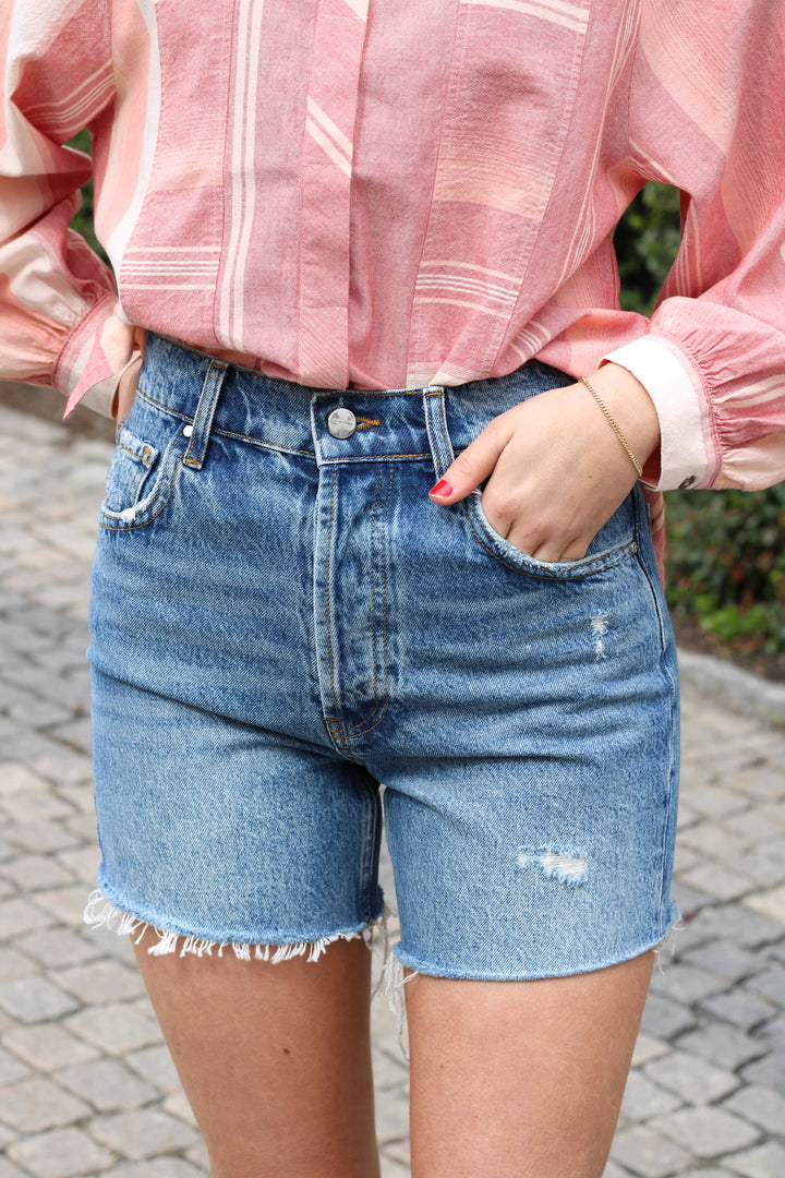 Anine Bing - Kit Shorts Blues