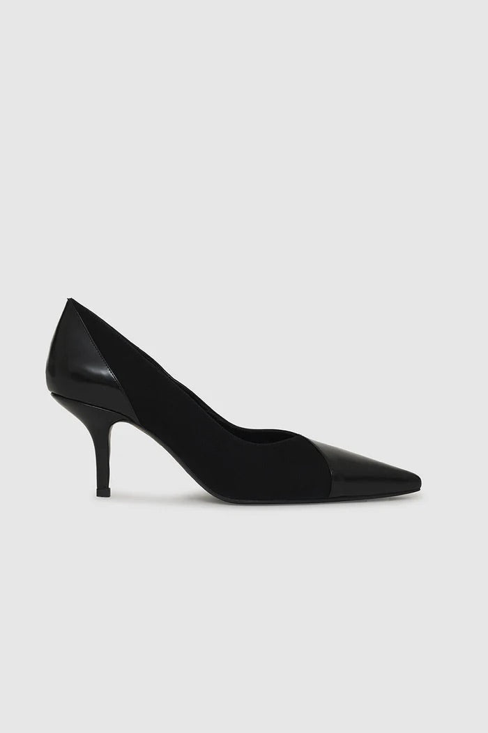 Anine Bing - Devon Pumps high shine and matte black
