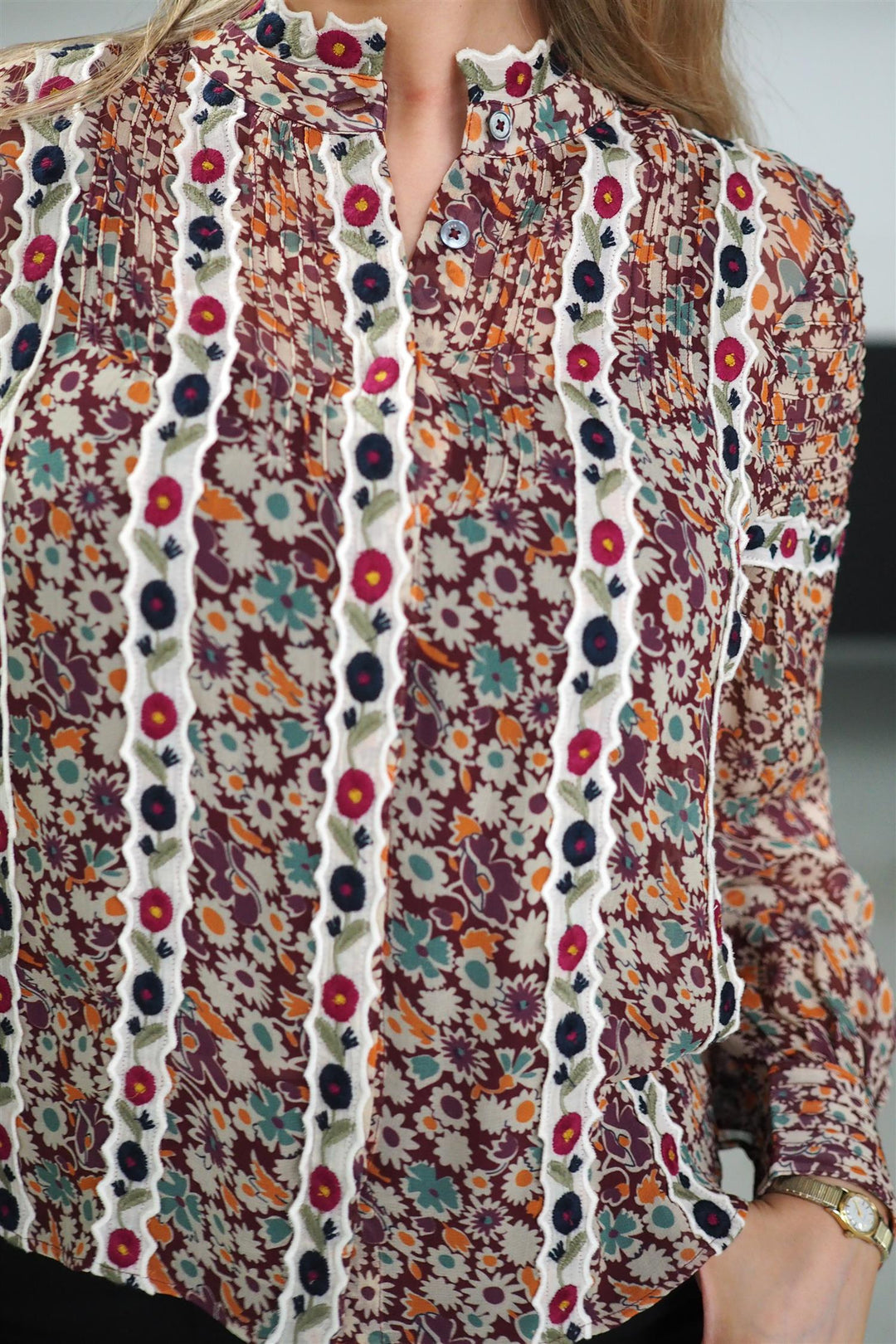 Sea NY - Fernande Print Button Down Top