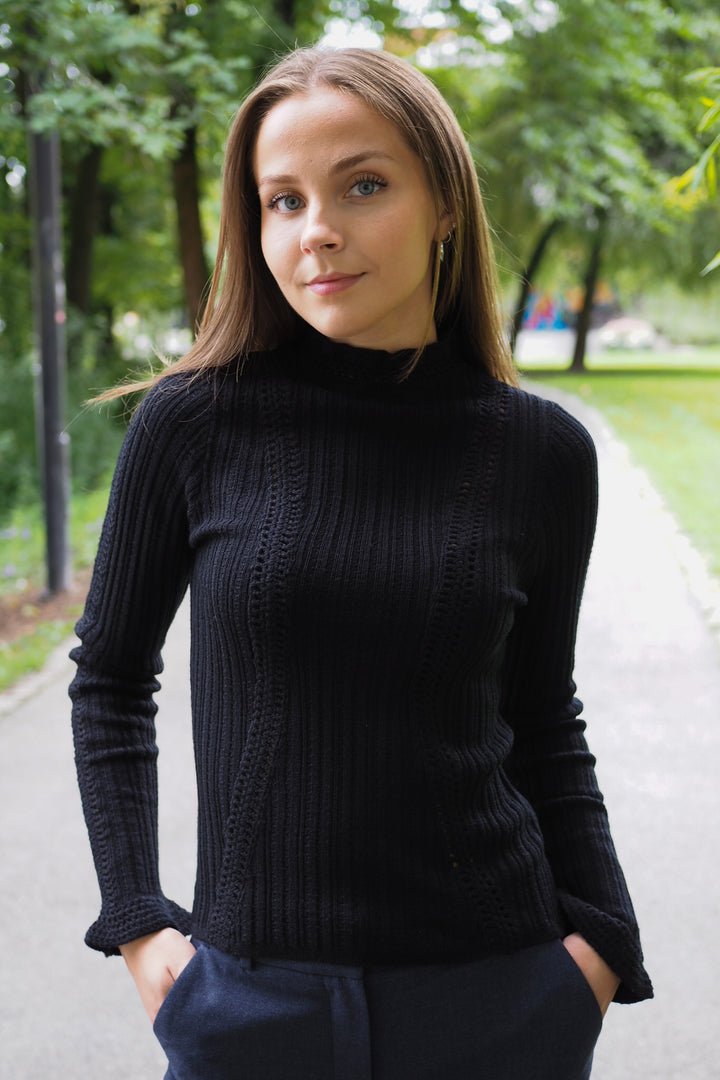Sea NY - Riva Rib l/slv turtleneck top