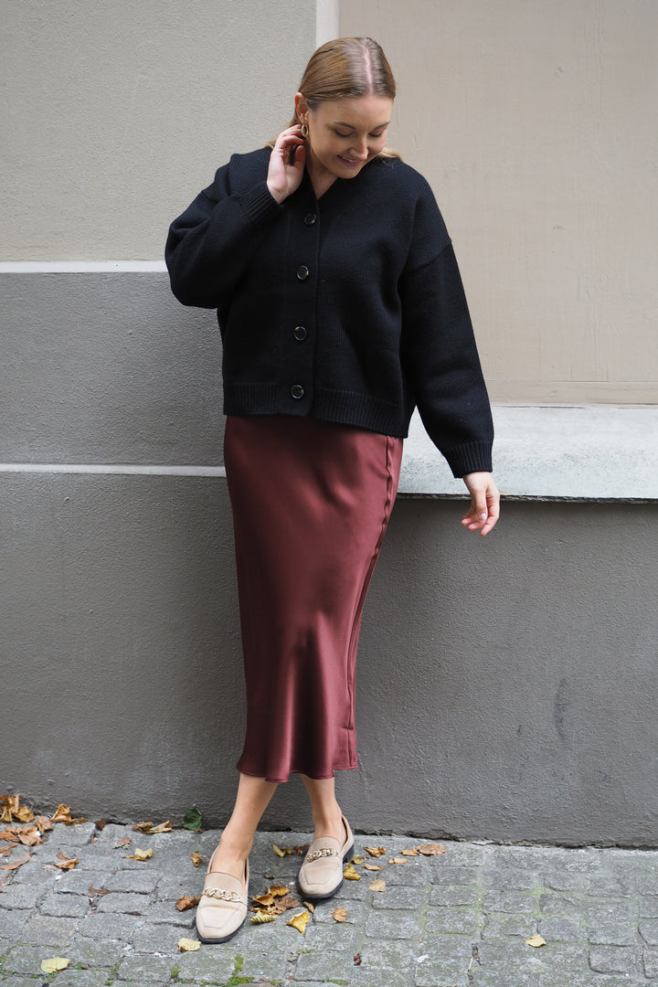 Anine Bing - Bar silk skirt