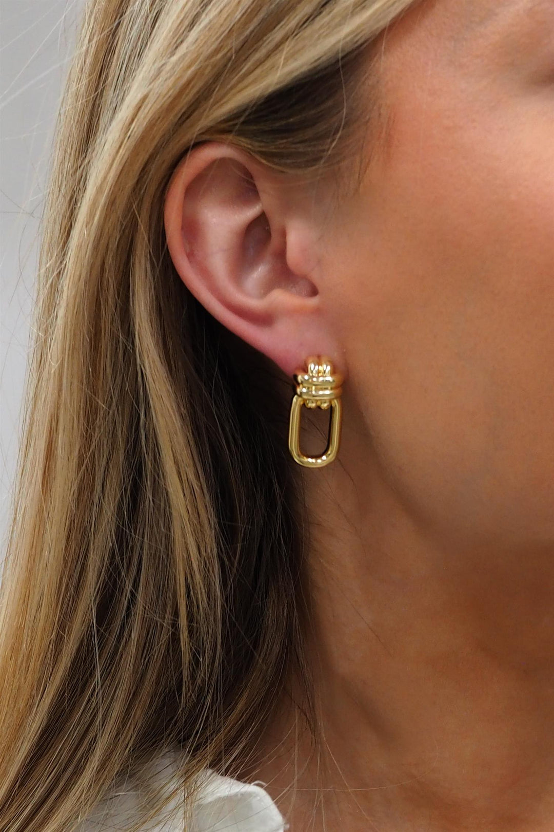 Anine Bing - Signature Link Double Cross Earrings